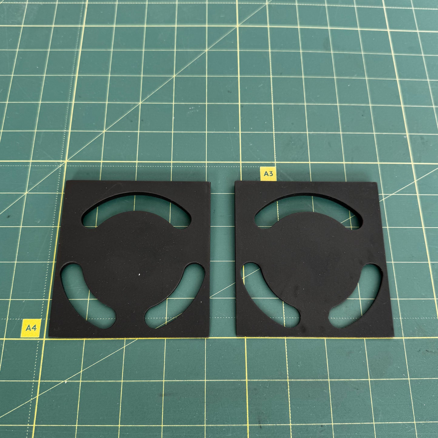 VW Golf MK2 MK3 Rear Camber Plates -2° / -3° Steel Black Oxide