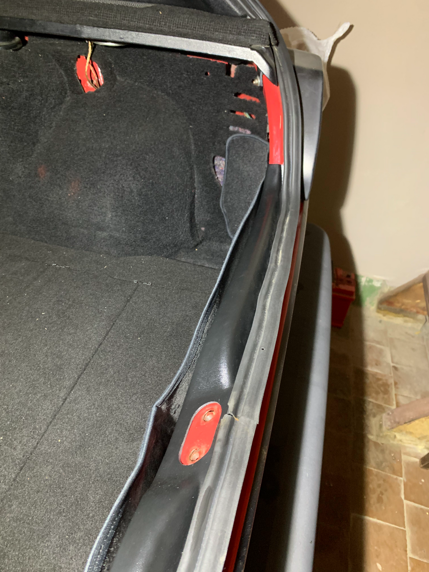 VW Golf 2 Kofferraumverkleidung (Innenraumverkleidung unter der Heckklappe)