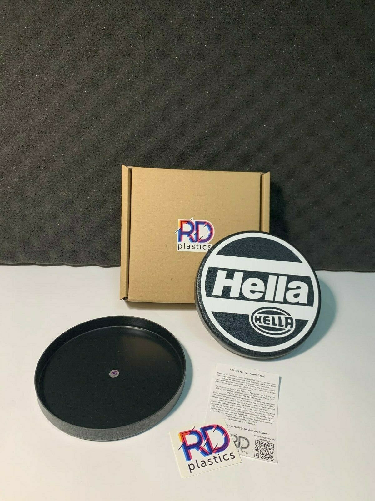 SELTENE Hella Style Fernlicht-Euro-Scheinwerferabdeckungen für BMW E30 E32 E34 E28 E9 E3