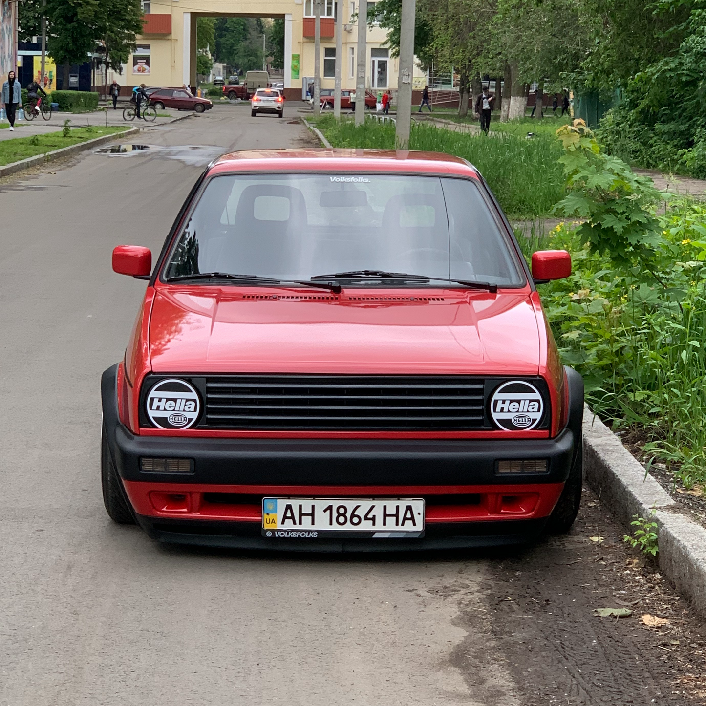 RARE Hella Style MAIN Headlight Covers Caps VW GOLF MK2 GTI 16V G60 Rallye