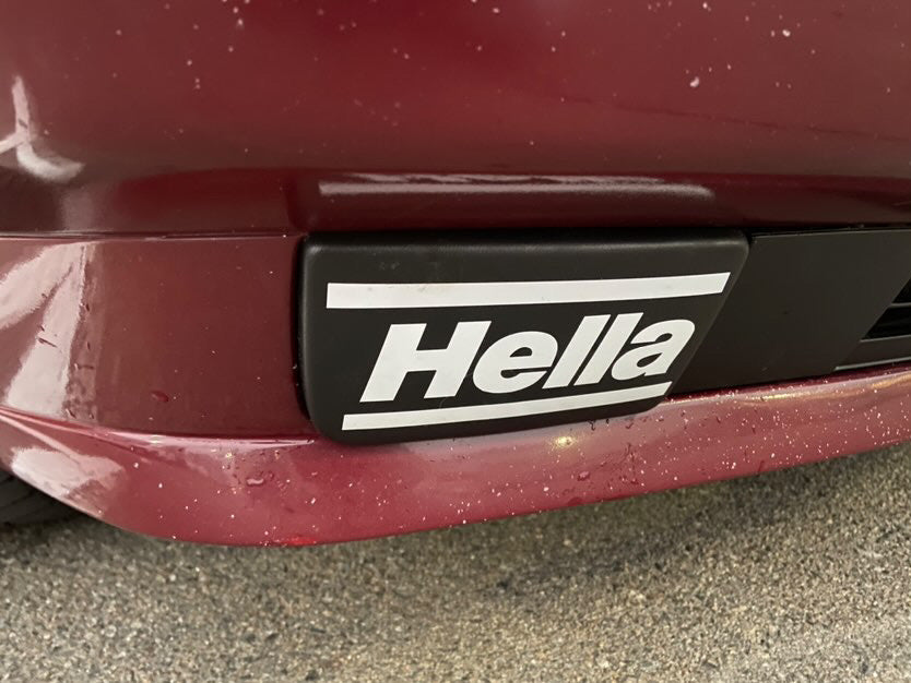 BMW E34 Nebelscheinwerfer-Abdeckkappen, seltener Hella-Stil