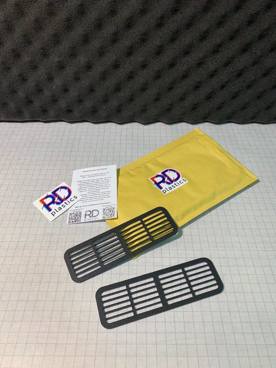 VW Golf Jetta mk2 small bumper turn signal shades / kanyes