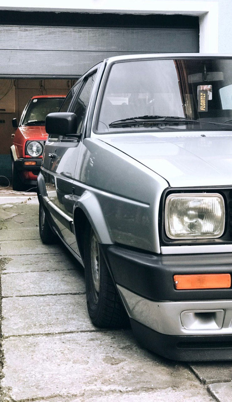 Große Stoßstangen-Luftkanäle / Lüftungsschlitze / Bremseinlässe VW GOLF MK2 JETTA GTI 16V G60 SELTEN