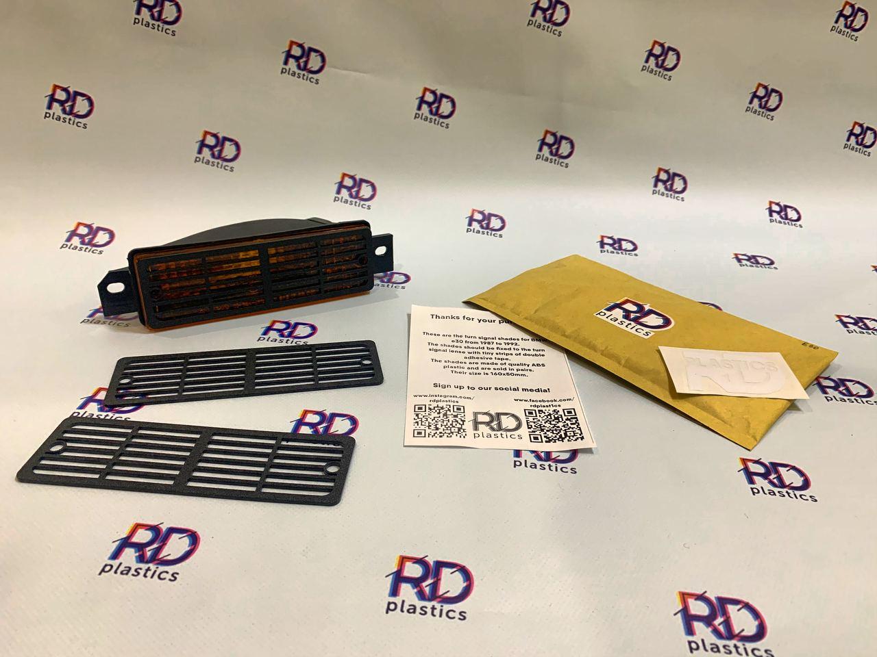 BMW E30 turn signal shades / covers early 318 325