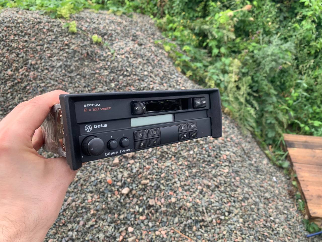 VW AUDIO U-FORM RADIORAHMEN ALPHA BETA GAMMA RALLYE GOLF 2 GTI G60 16V RALLYE SELTEN