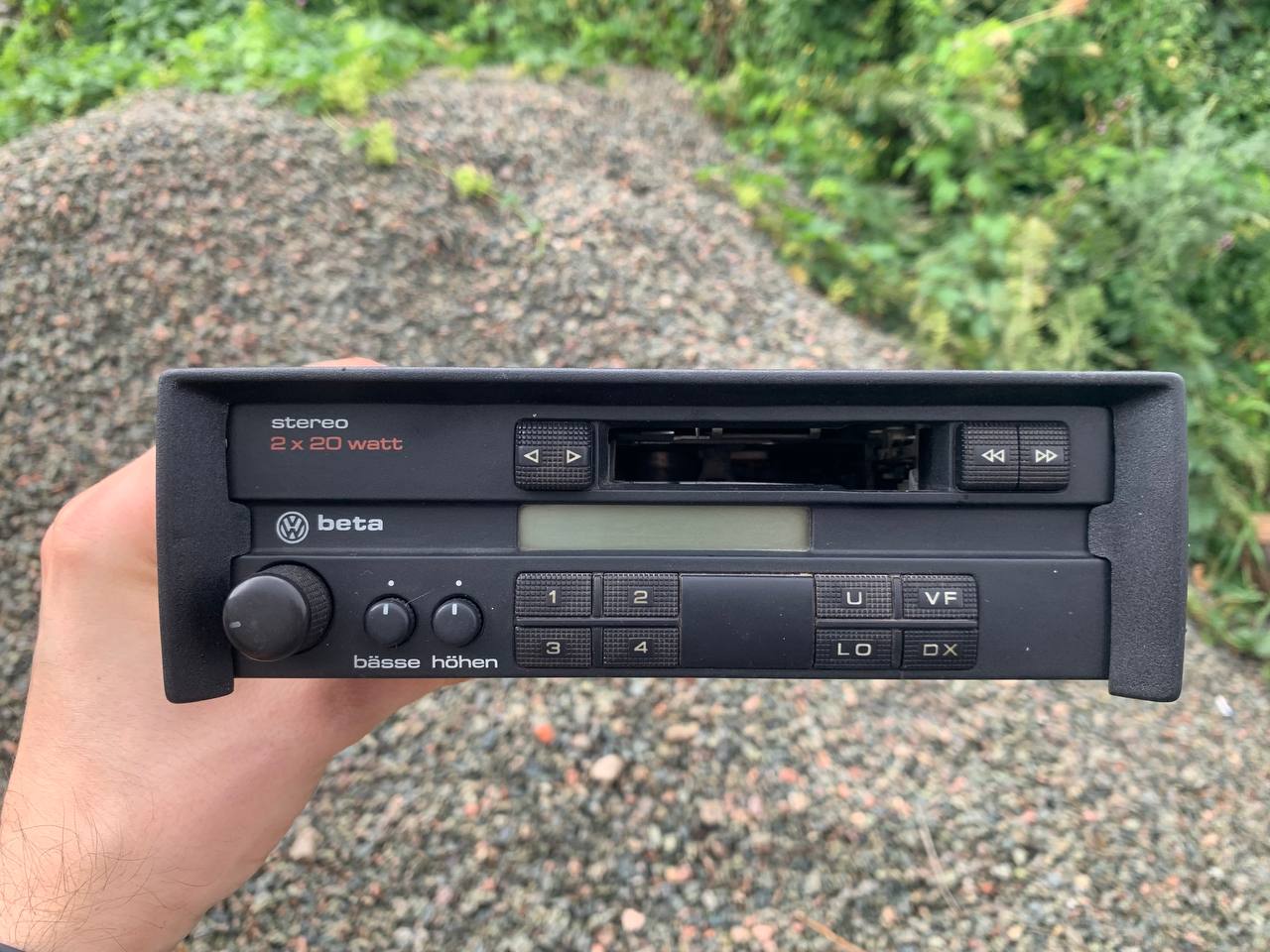 VW AUDIO U-FORM RADIORAHMEN ALPHA BETA GAMMA RALLYE GOLF 2 GTI G60 16V RALLYE SELTEN