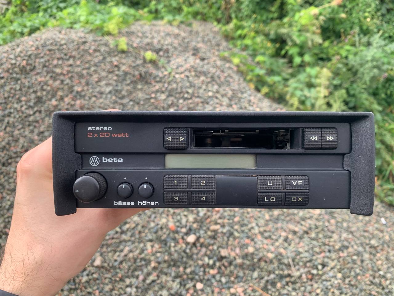VW AUDIO U-FORM RADIORAHMEN ALPHA BETA GAMMA RALLYE GOLF 2 GTI G60 16V RALLYE SELTEN