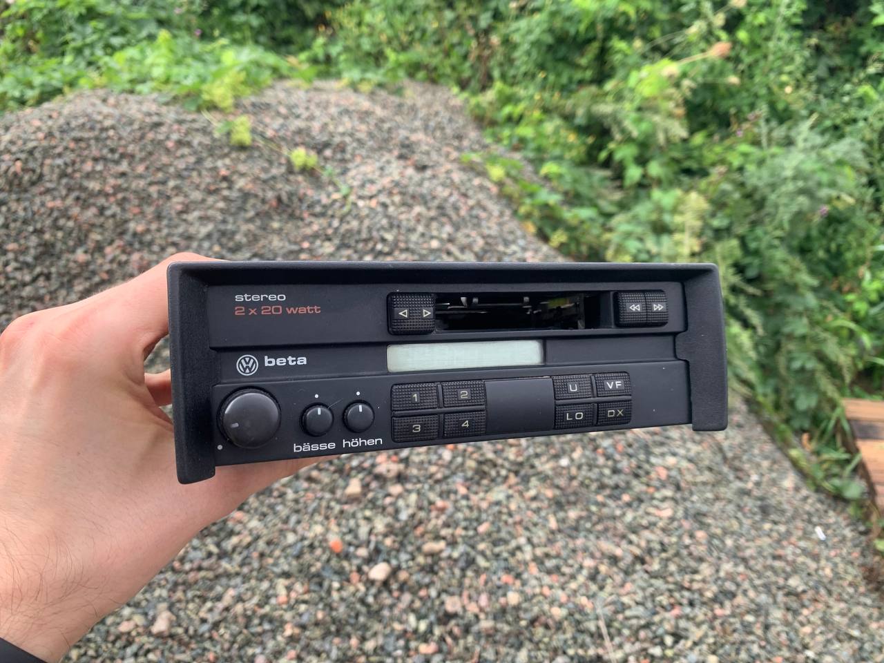 VW AUDIO U-FORM RADIORAHMEN ALPHA BETA GAMMA RALLYE GOLF 2 GTI G60 16V RALLYE SELTEN