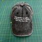 Introverted But Willing — Embroidered Cap (6 Colorways)