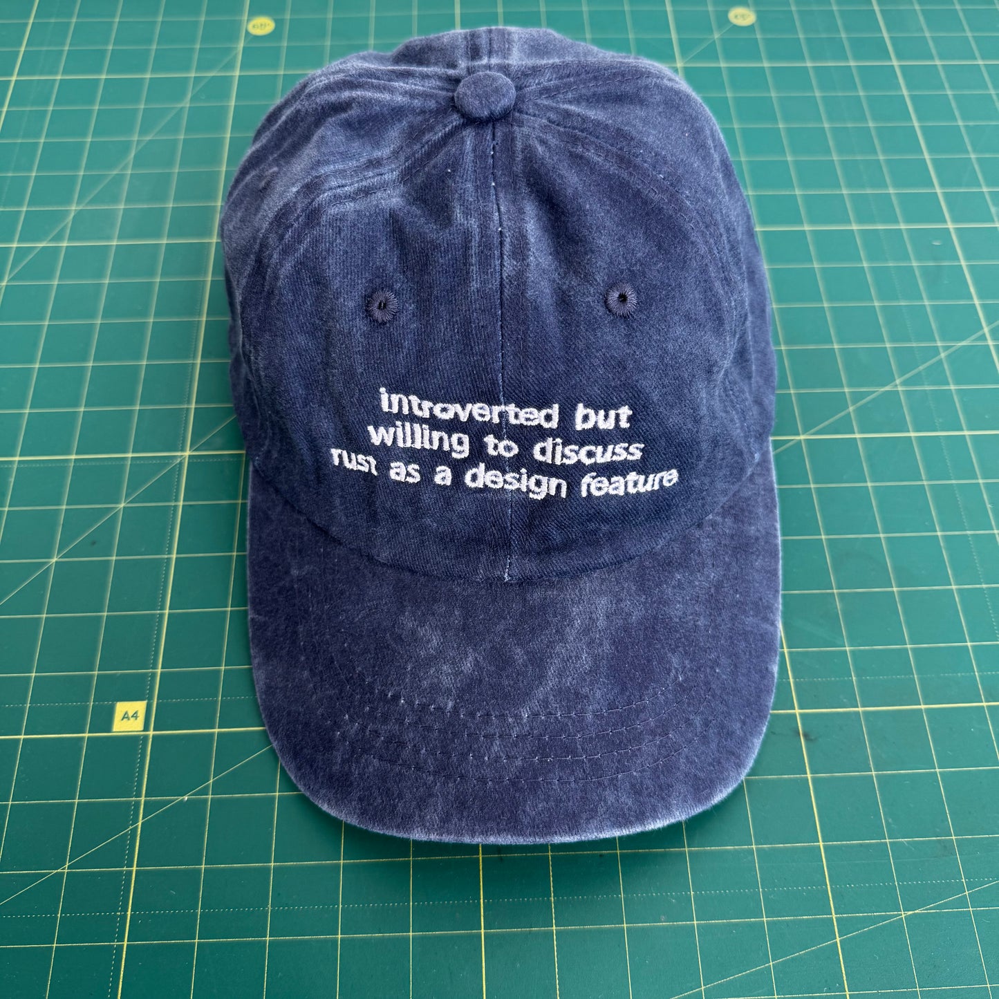 Introverted But Willing — Embroidered Cap (6 Colorways)