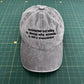 Introverted But Willing — Embroidered Cap (6 Colorways)