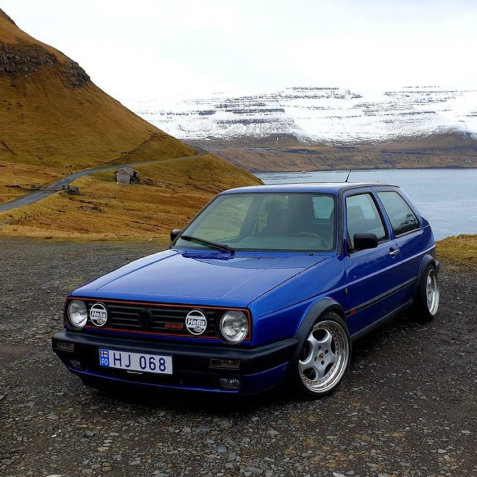 RARO Estilo Hella Cubiertas de faros Tapas VW GOLF MK2 GTI 16V G60 Rallye