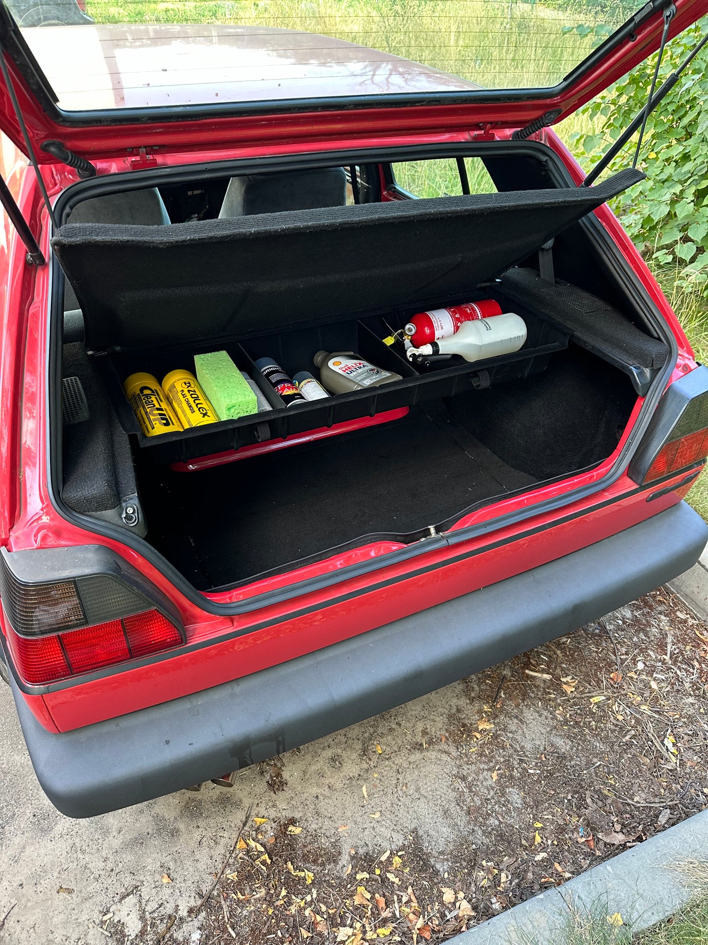 Trunk organizer for VW Golf mk2