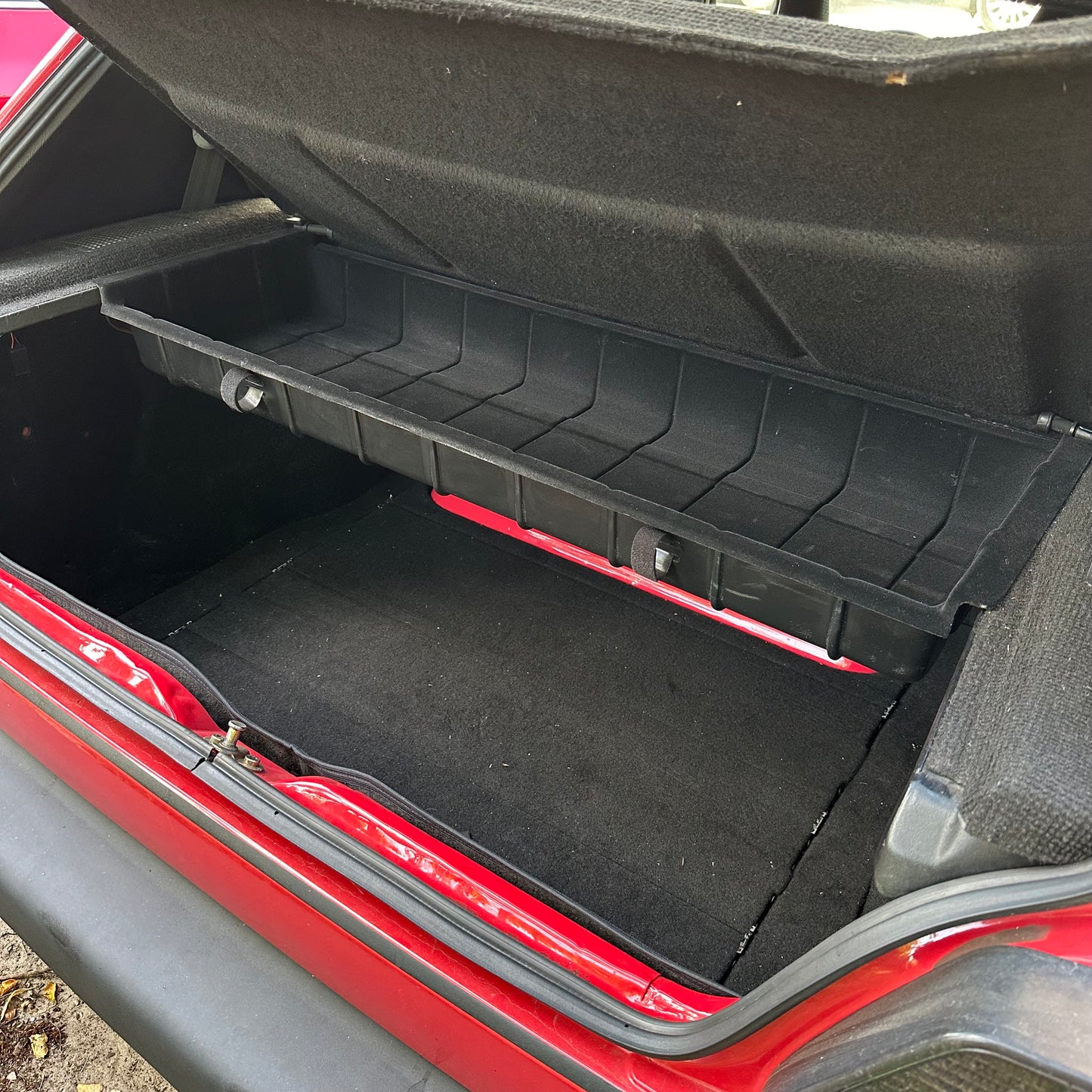 Trunk organizer for VW Golf mk2