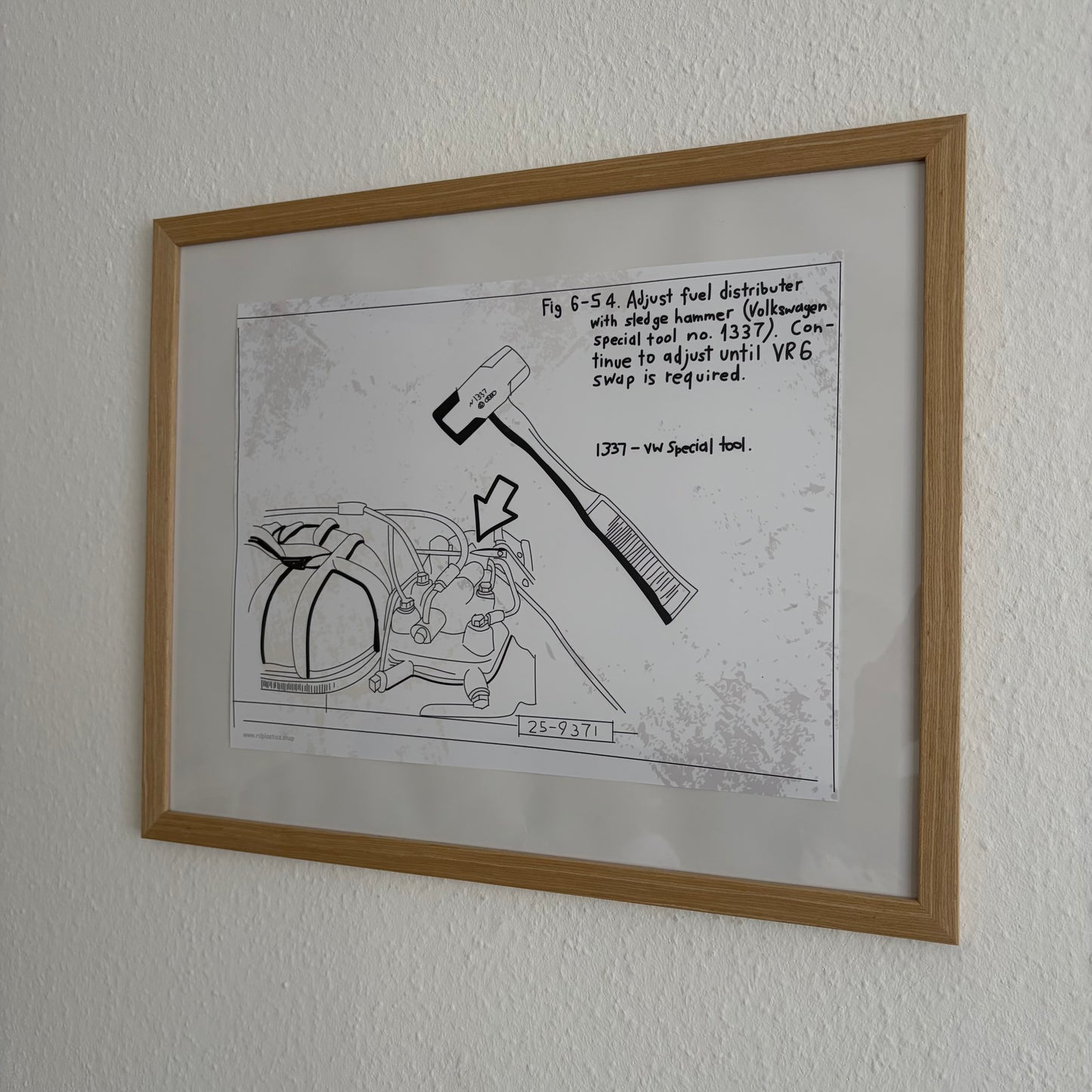 K-Jetronic Adjustment Guide - Art Print