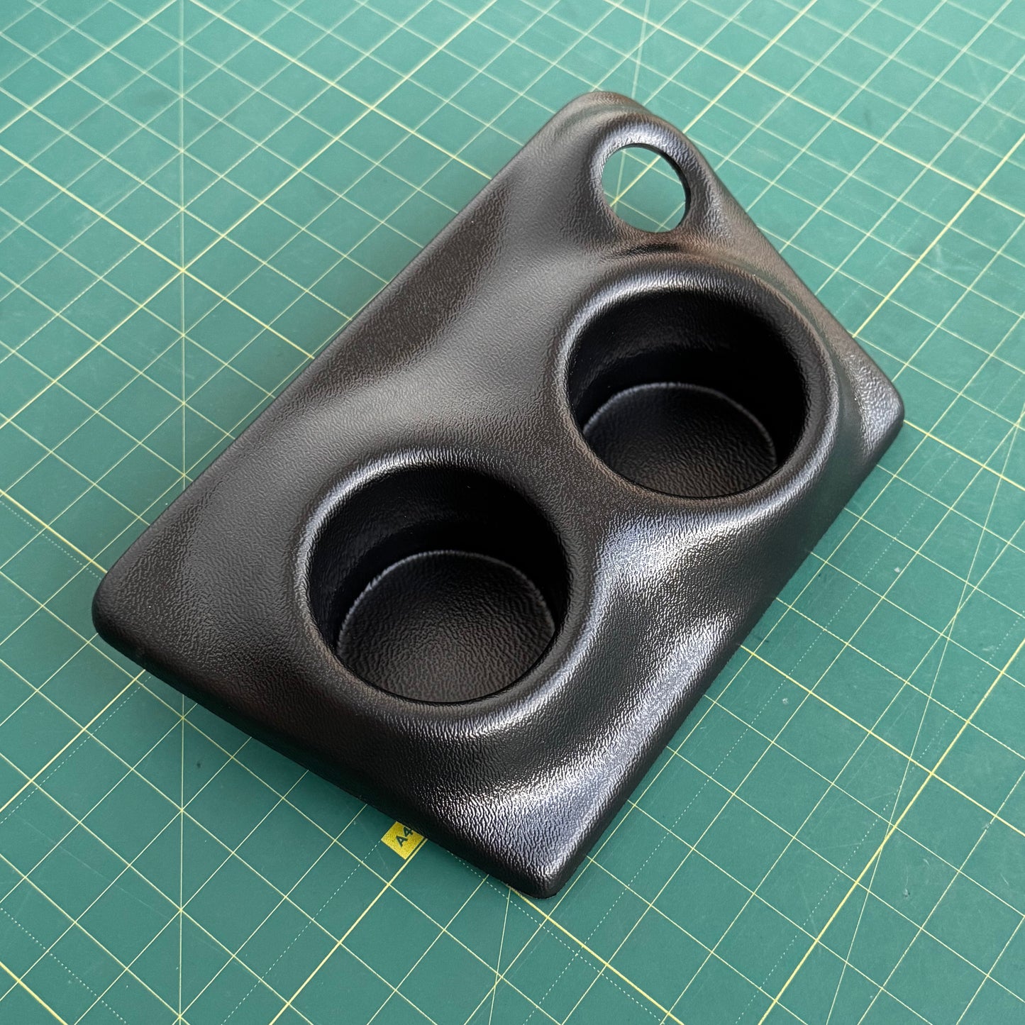 Cup Holder Insert – BMW E30 – Central Console – Dual Cup + 12V/USB Port Cutout