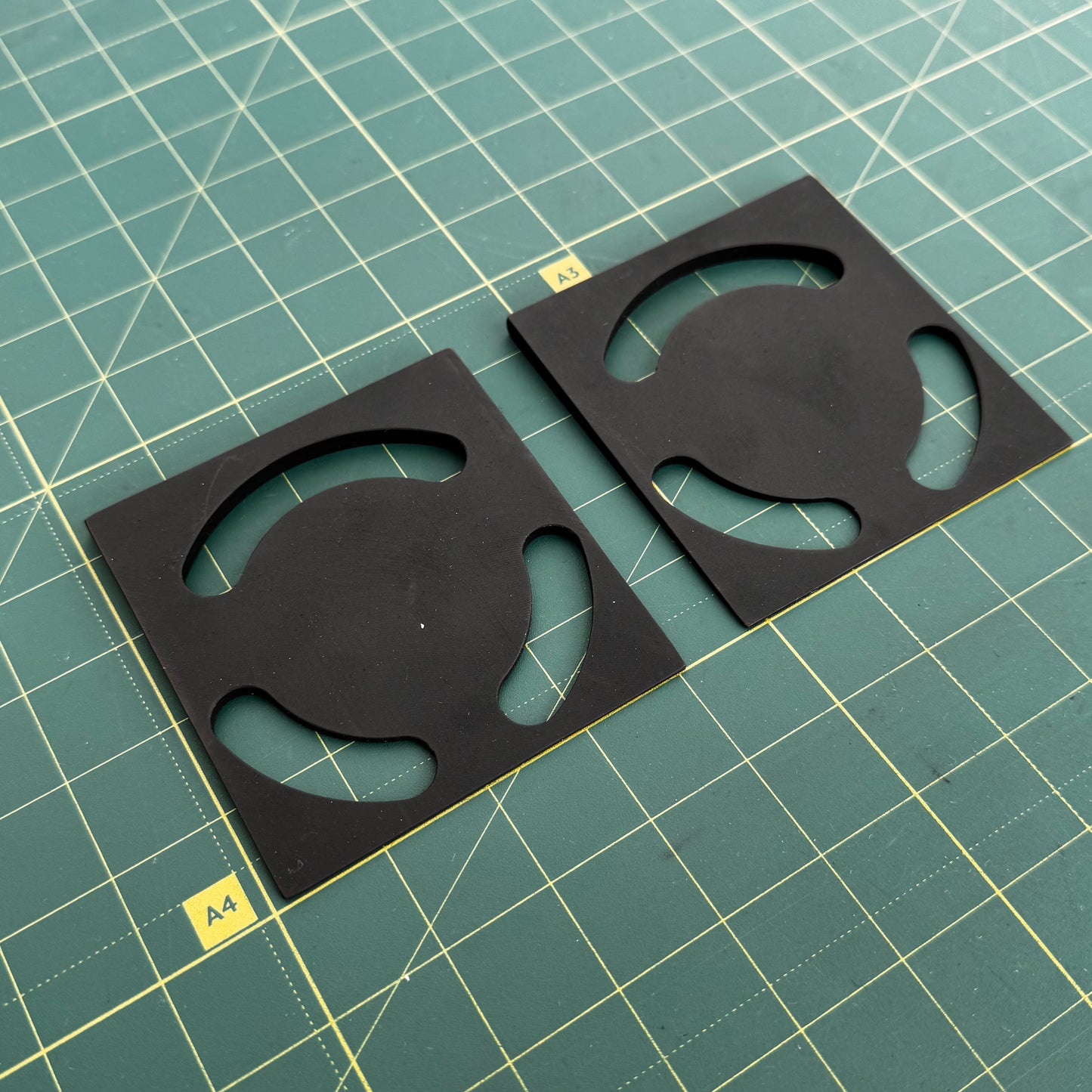 VW Golf MK2 MK3 Rear Camber Plates -2° / -3° Steel Black Oxide