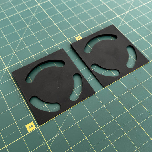 VW Golf MK2 MK3 Rear Camber Plates -2° / -3° Steel Black Oxide