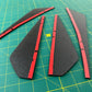 Aileron Arch Splash / Mud Guard Fins for BMW E30 325i 325e 318i M3 E28 E24 E21 E36 E46 Classic 3 Series 5 Series