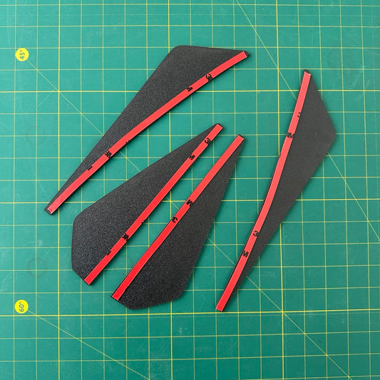 Aileron Arch Splash / Mud Guard Fins for BMW E30 325i 325e 318i M3 E28 E24 E21 E36 E46 Classic 3 Series 5 Series