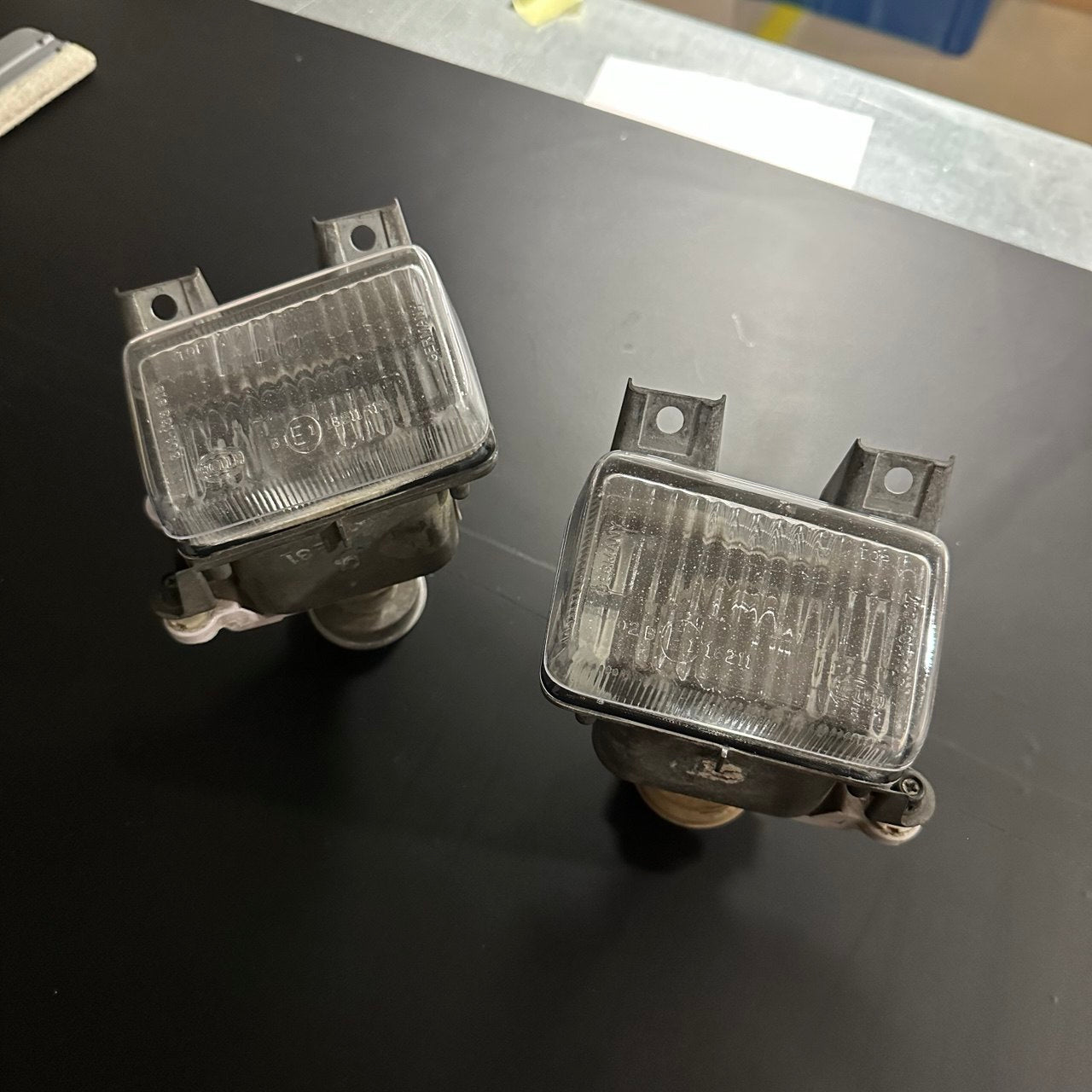 Rallye Golf mk2 fog light covers clear or yellow tinted