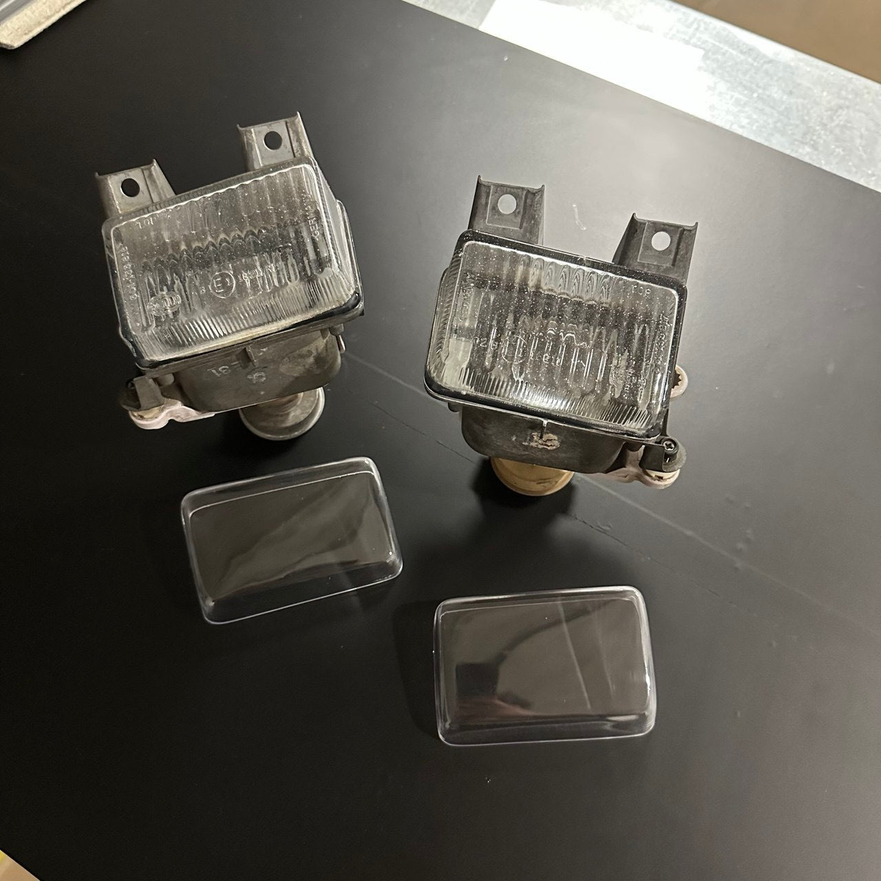 Rallye Golf mk2 fog light covers clear or yellow tinted
