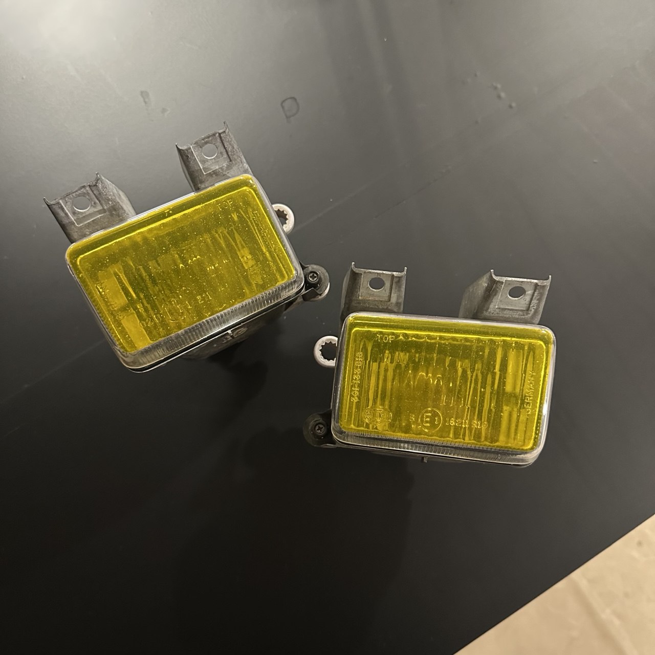 Rallye Golf mk2 fog light covers clear or yellow tinted