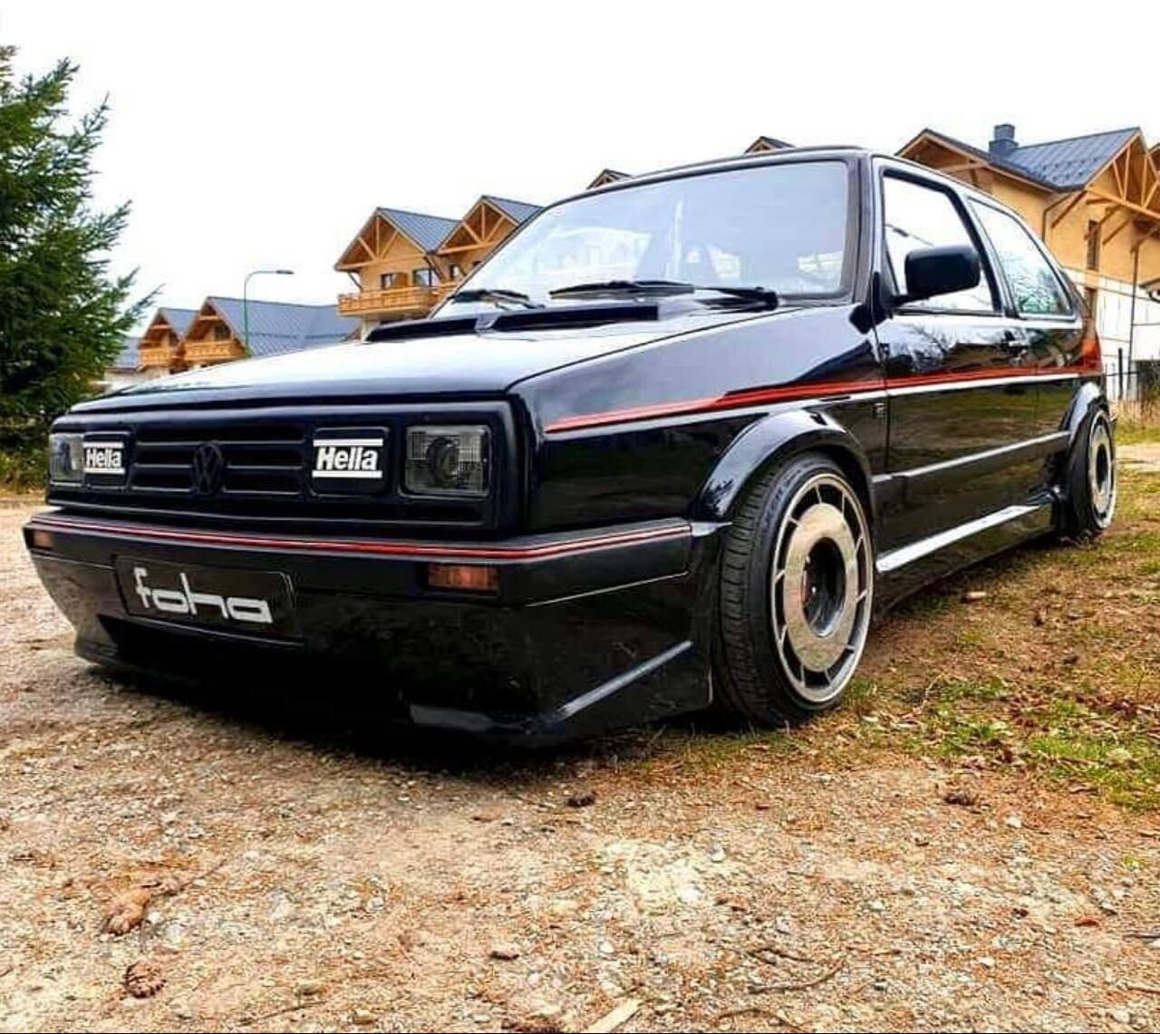 RARE Hella Style USA Headlight Covers BMW Taifun VW Scirocco grill e30 golf mk2