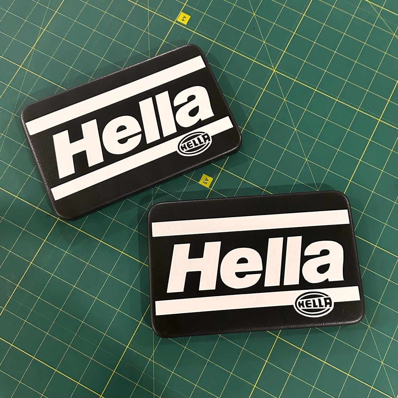 RARE Hella Style USA Headlight Covers BMW Taifun VW Scirocco grill e30 golf mk2