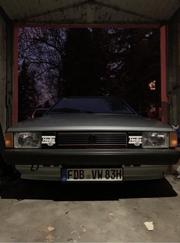 RARE Hella Style Scirocco mk2 Euro Front Fog Light Covers VW 16V G60 VR6 T3