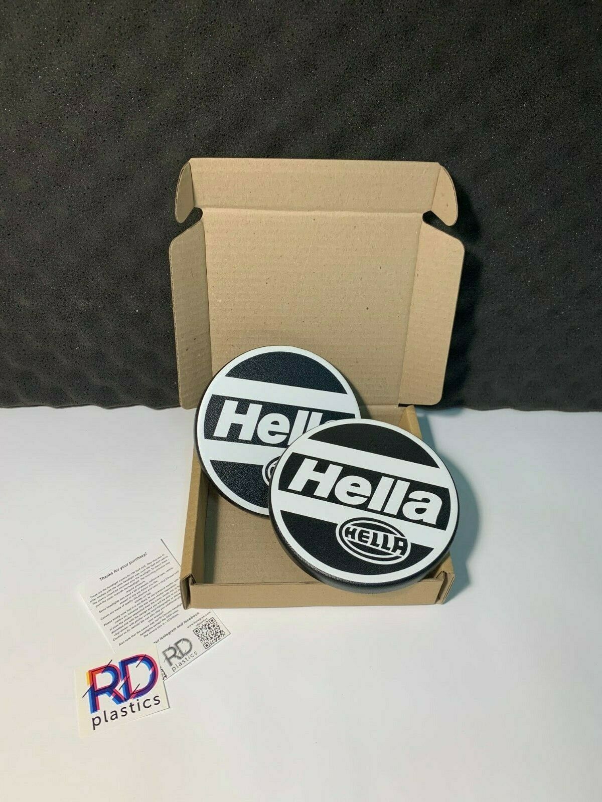 RARO Estilo Hella Cubiertas de faros Tapas VW GOLF MK2 GTI 16V G60 Rallye