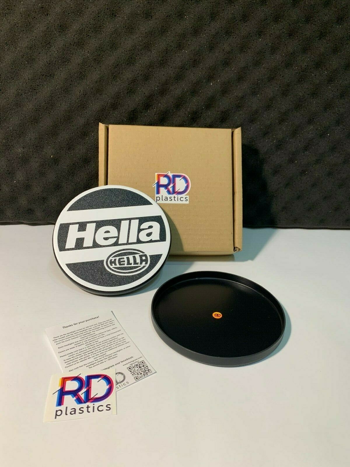 RARO Estilo Hella Cubiertas de faros Tapas VW GOLF MK2 GTI 16V G60 Rallye