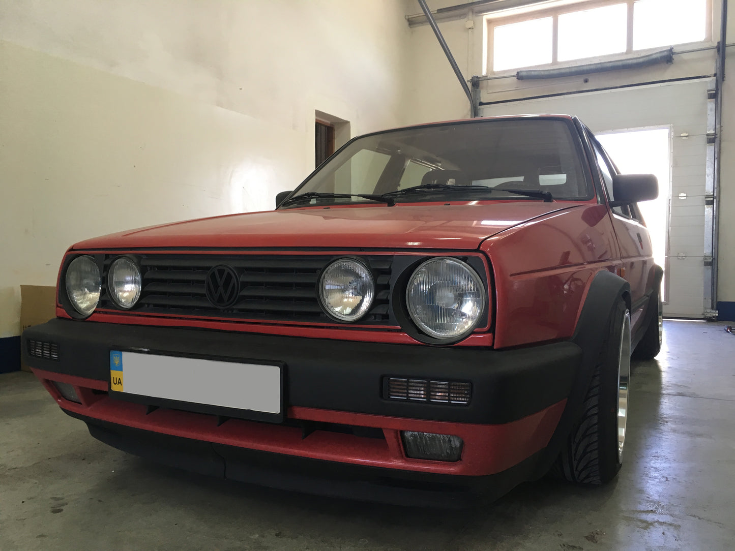 VW Golf Jetta mk2 große Stoßstangen-Blinkerblenden / Kanyes