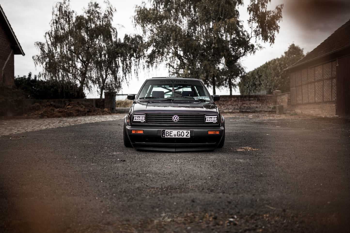 RARO Hella Sport Grill Estilo Cubiertas de faros Tapas VW GOLF MK2 GTI 16V G60