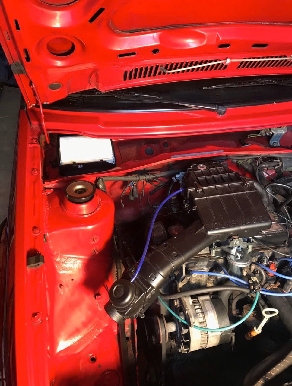 Raro Golf Jetta mk2 Corrado filtro de cabina de contaminación de polen LHD AC 16V G60 GTI