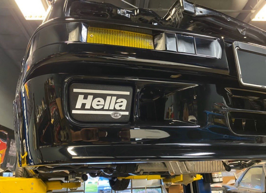 RARE Tapas de cubiertas de luces antiniebla estilo Hella BMW E30