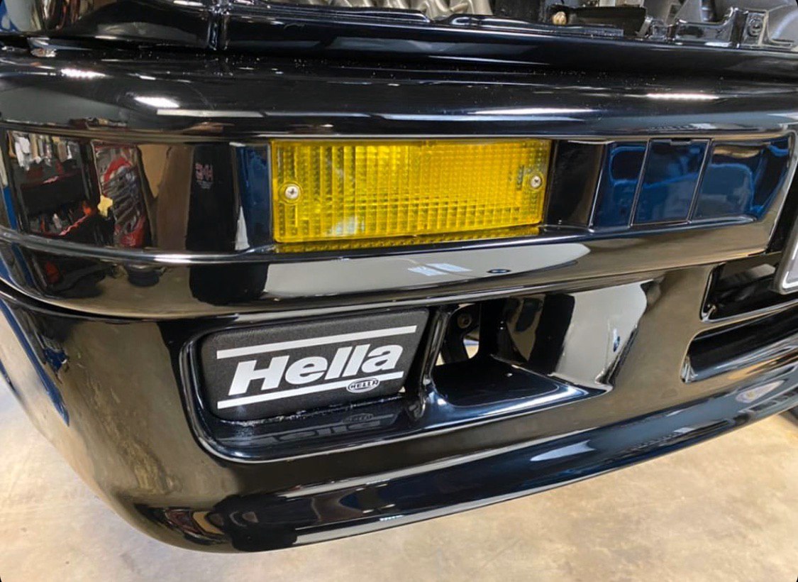 RARE Tapas de cubiertas de luces antiniebla estilo Hella BMW E30